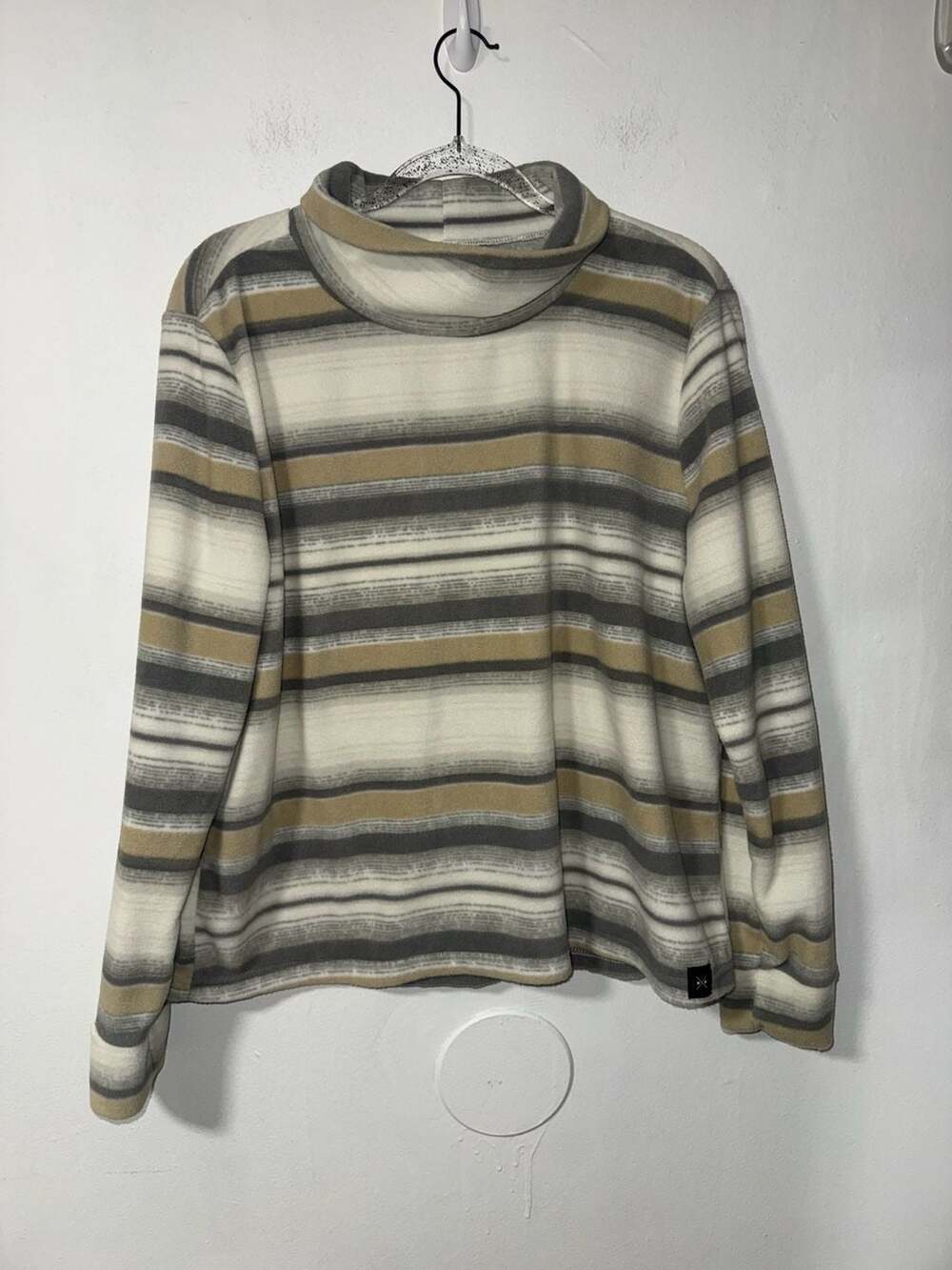 Mountain And Isles Striped Fleece Pullover